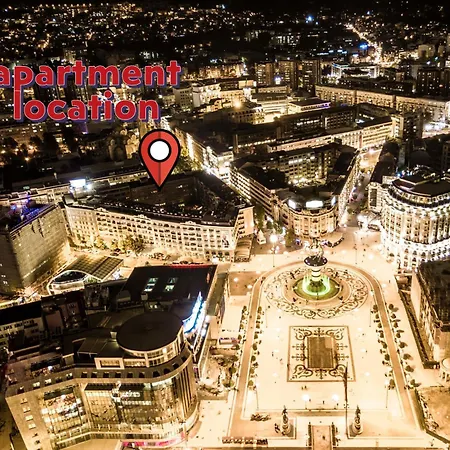 Ira's Square 2 Bedroom Free Parking * Σκόπια